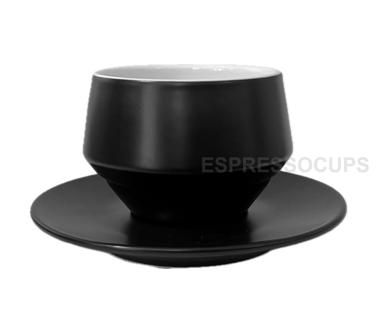 "MANIKO" Double-Walled BLACK MATTE - 300ml Latte Cups